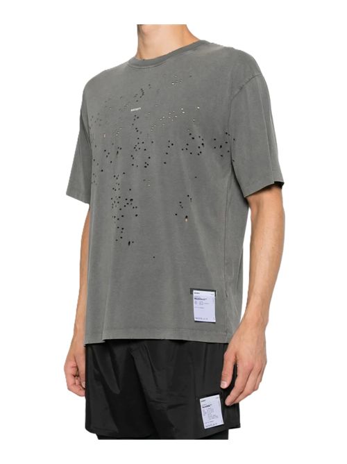 SatisfyT-shirt MothTech con effetto vissuto SATISFY | 11006-01A01FADED BLACK SA